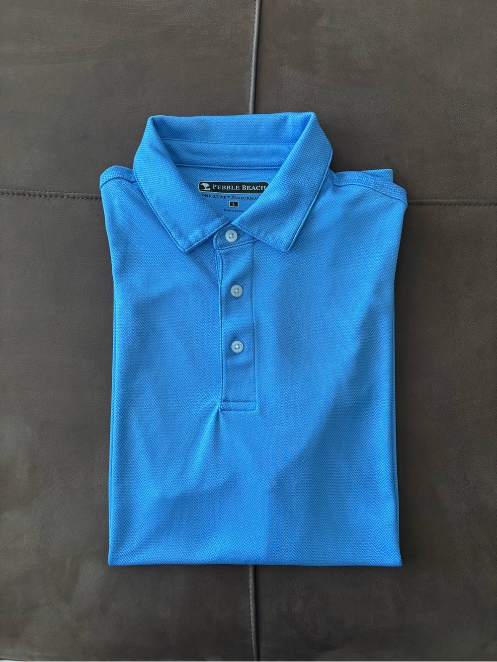 Pebble Beach Men's Blue Polo Shirt